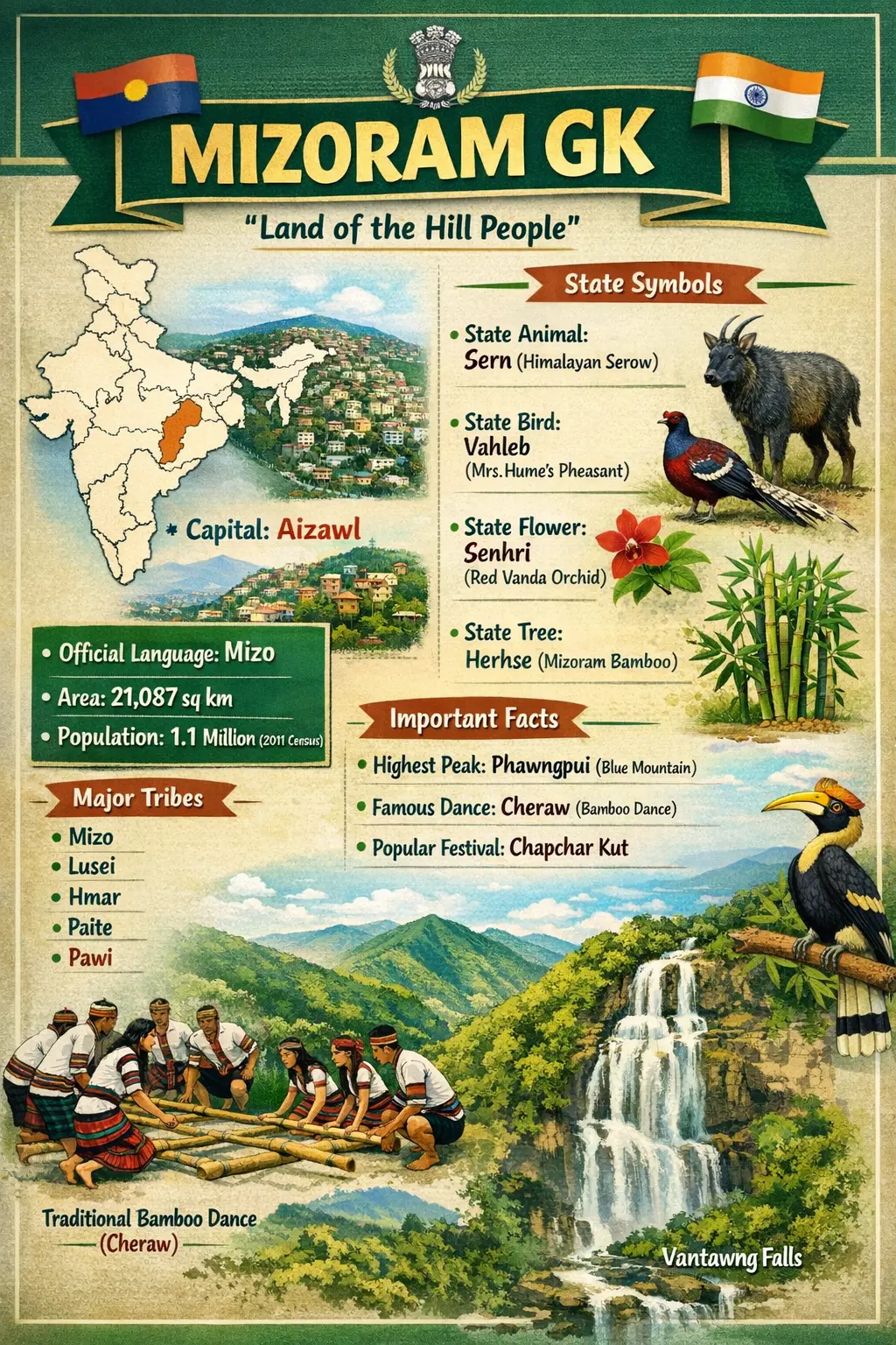 Mizoram GK